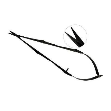 TIJERAS CASTROVIEJO MICRO SURGERY CURVA 18.0CM BLACK TITANIUM